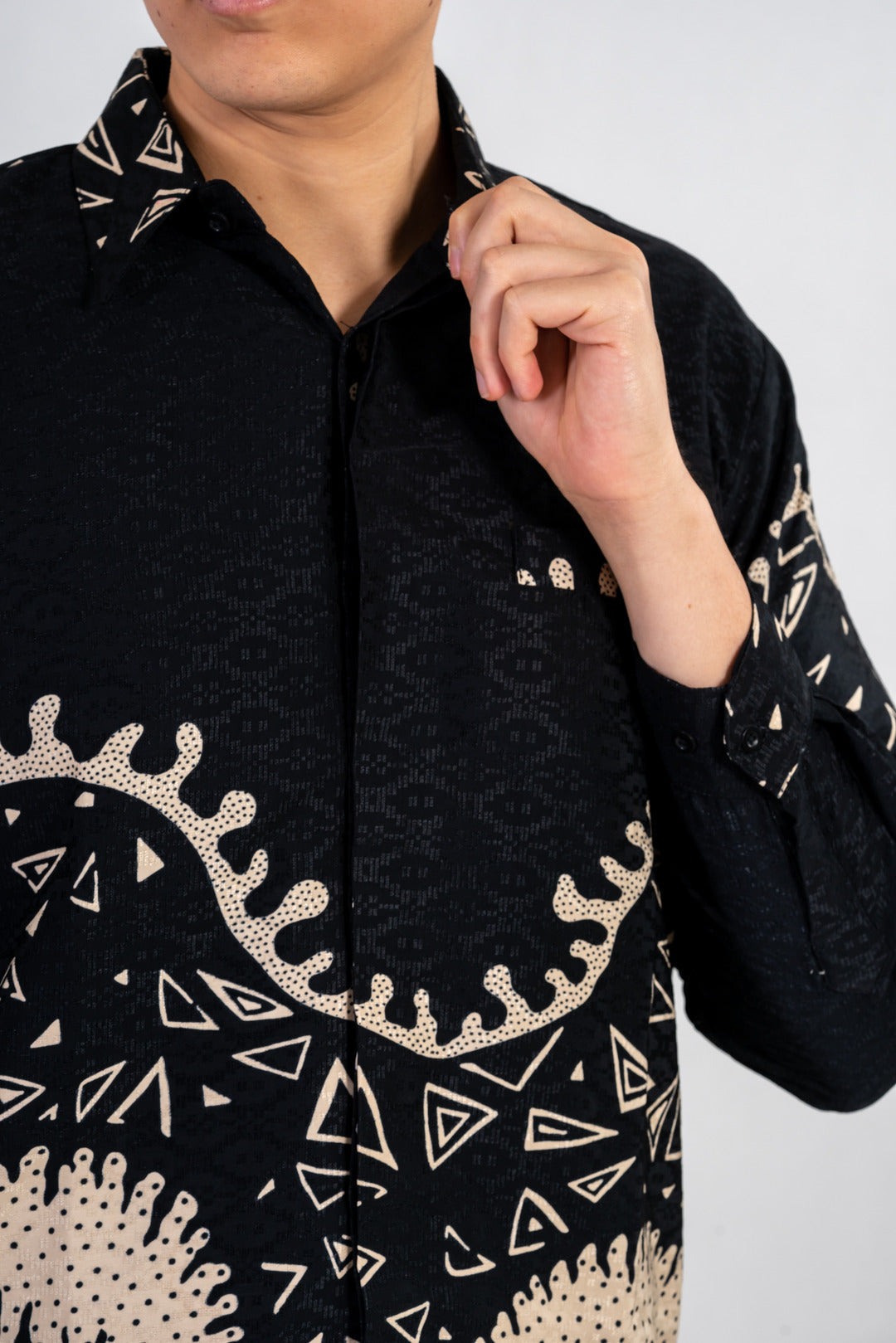 Men's Batik Shirt - Groovy | Long Sleeves 4