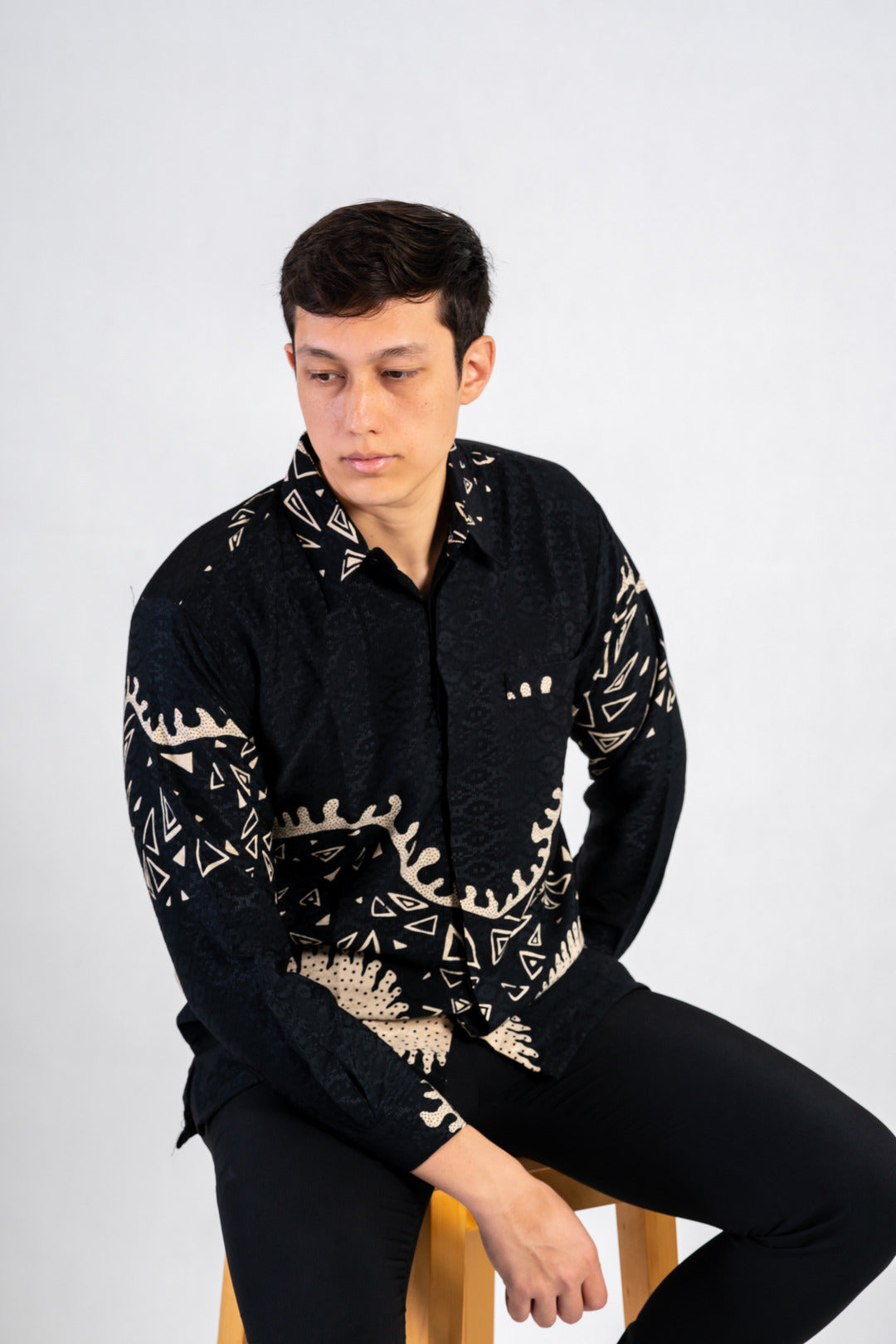 Men's Batik Shirt - Groovy | Long Sleeves 6