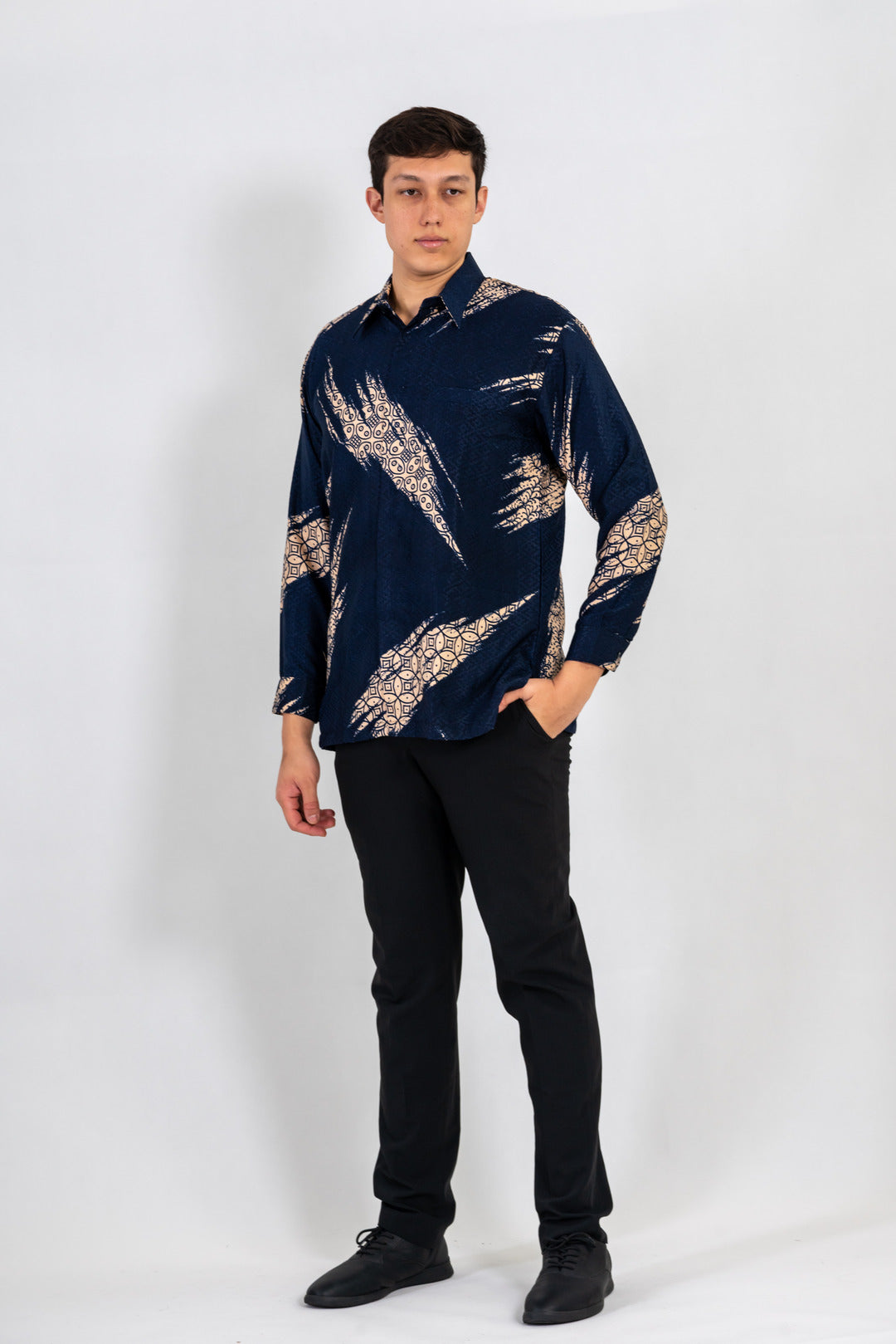 Men's Batik Shirt - Horizon | Long Sleeves 3