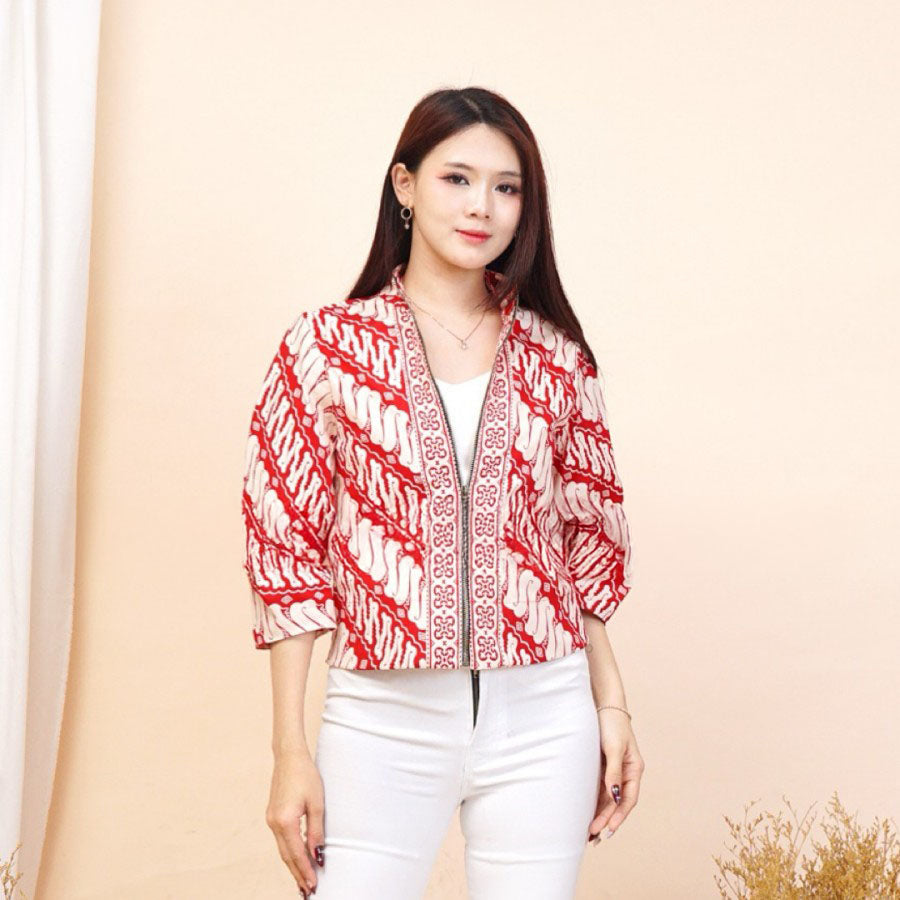 Women's Batik Kimono Jacket - Celestial Harmony